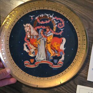 ROYAL CORNWALL Classic Collection, "Love's Sweet Offering" Plate, No. 3409